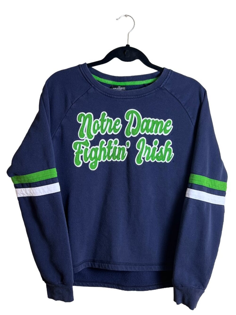 Notre Dame Fighting Irish Sweatshirt Colosseum Blue Medium
